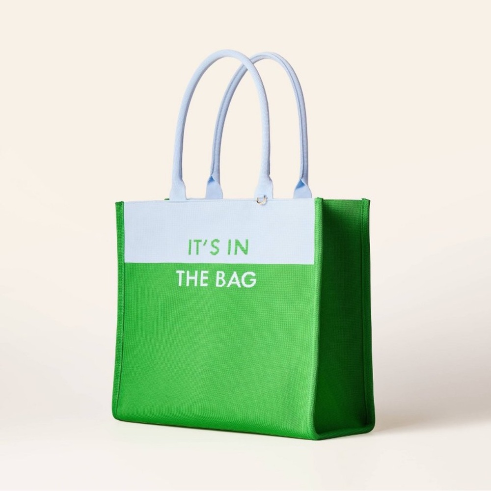 NWT Colorblock Knit Tote Bag - kate spade new york x Target Green/Blue